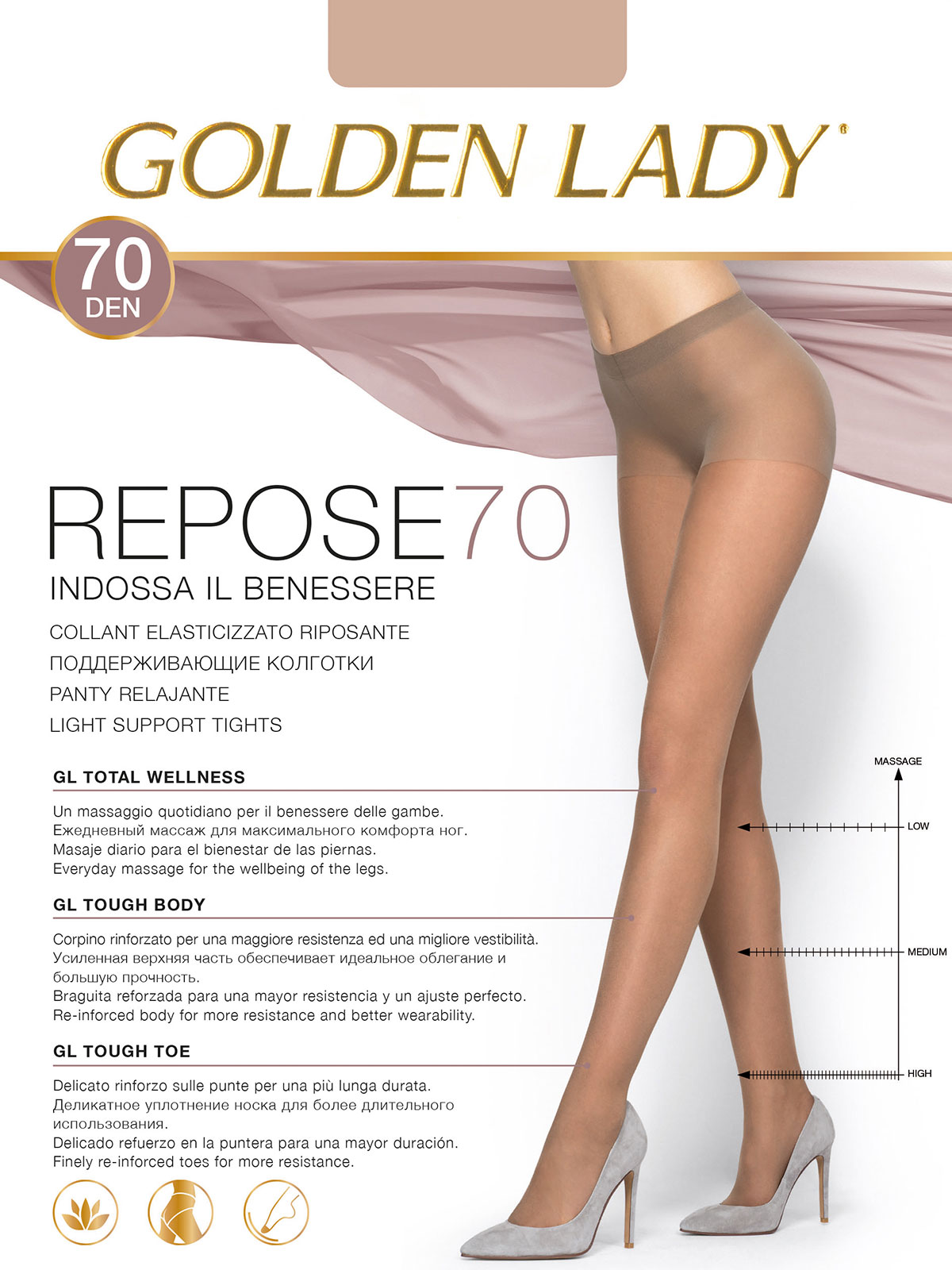 Golden lady Repose