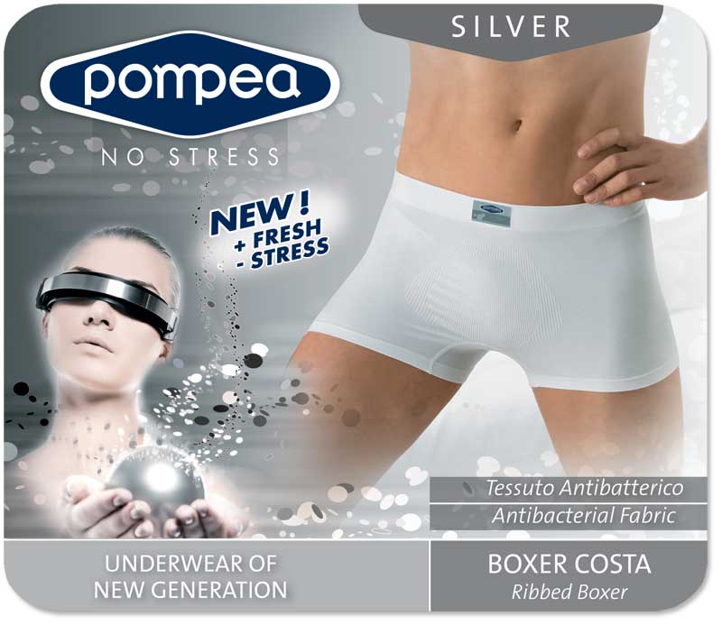 Pompea Boxer Costa Silver